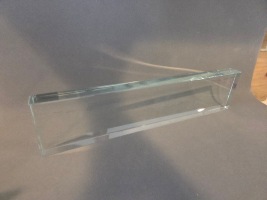 Clear Crystal desk name plate