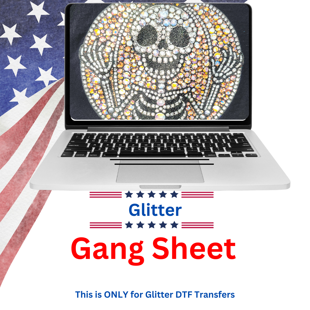 Glitter DTF   film Gang sheet Builder