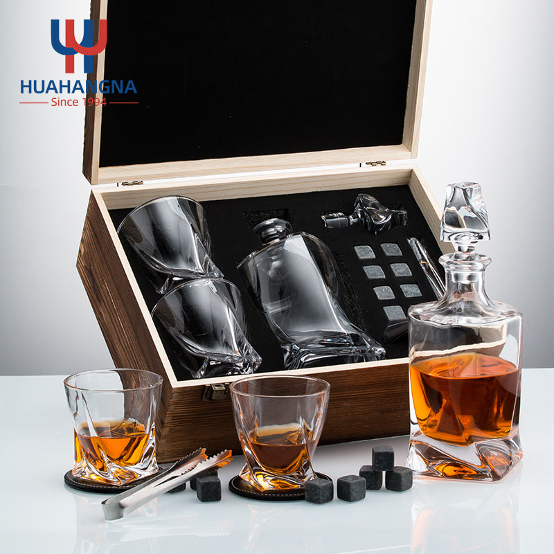 Personalized Crystal Whiskey Decanter Set