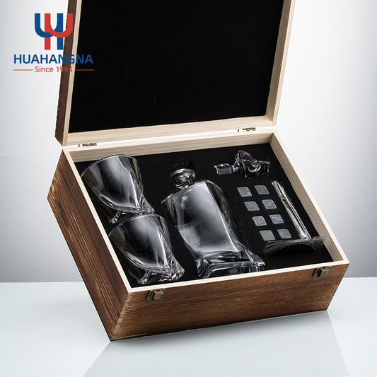 Personalized Crystal Whiskey Decanter Set