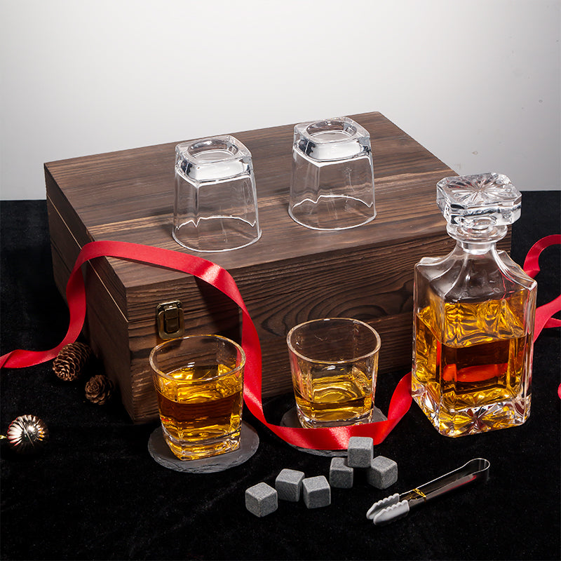 Personalized Crystal Whiskey Decanter Set