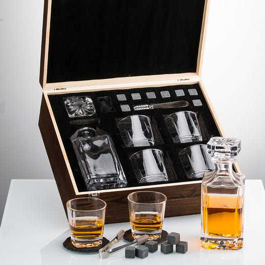 Personalized 25oz Crystal Whiskey Decanter Set