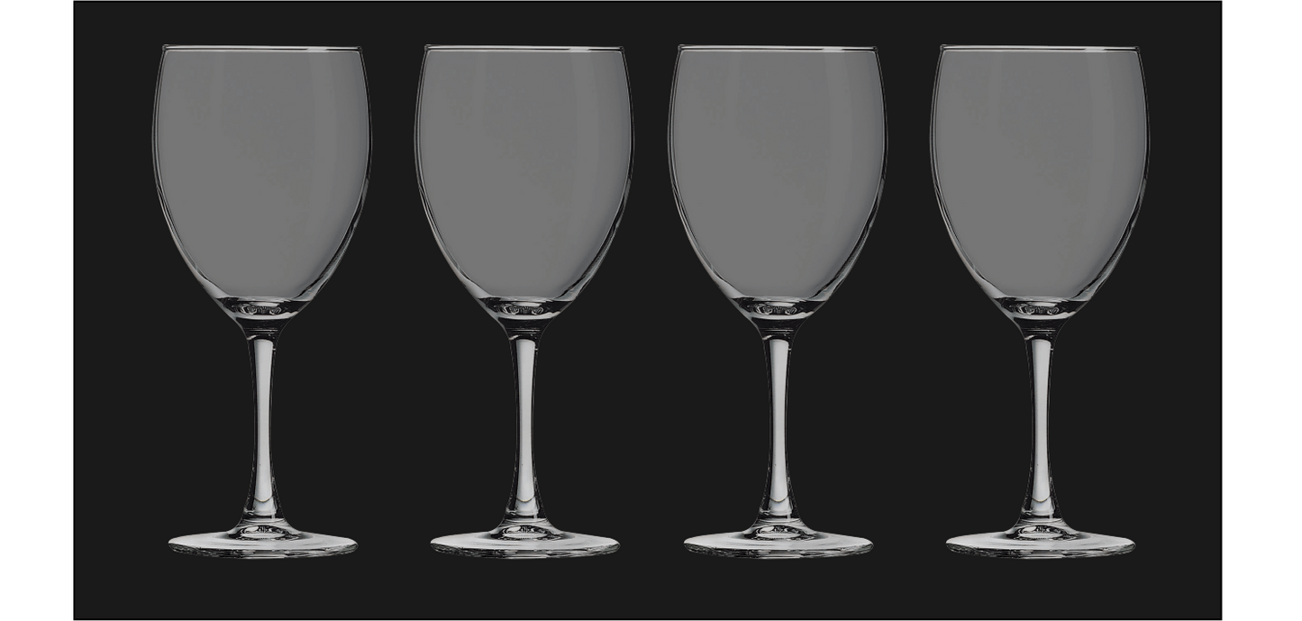 personalized 10 1/2 oz. Wine Glass