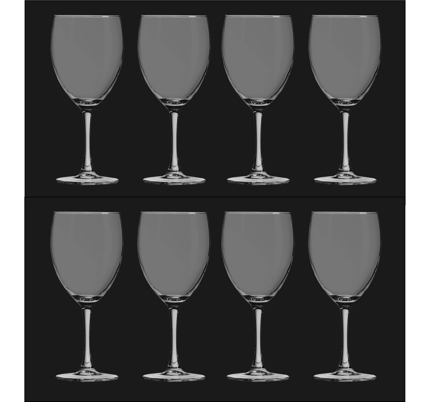 personalized 10 1/2 oz. Wine Glass
